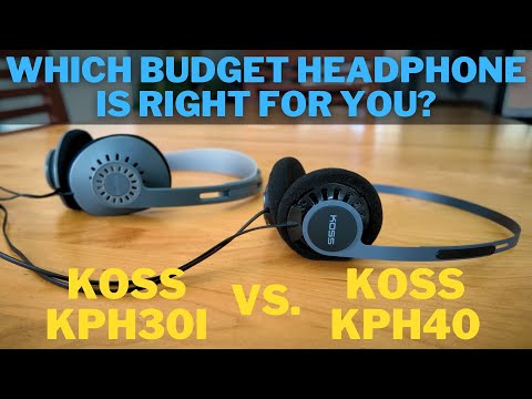 Koss KPH40 vs KPH30i - Which Budget Headphone is Right for You?