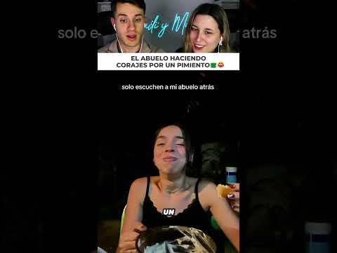 Nieta grabó como el abuelo hace coraje porque no encuentra su pimiento