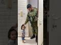 Daddy Coming Home After Two Weeks Batting Hamas Terrorists Israel