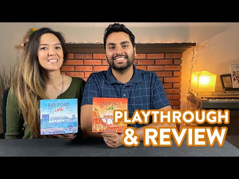 Railroad Ink - Playthrough (PLAY-ALONG) - YouTube