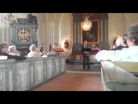 Roger Berglund sjunger En sång om oss i Faringe kyrka 8/ 7
