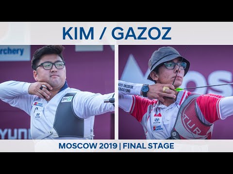 Kim Woojin v Mete Gazoz – recurve men quarterfinal | Moscow 2019 World Cup Final