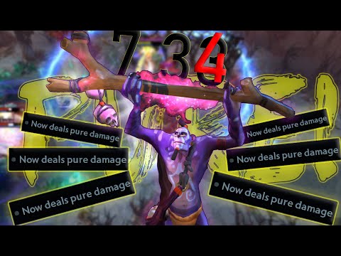 Witch doctor in 7.34 is still not balanced