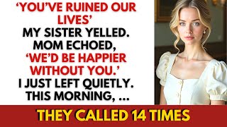 My Family Said I Ruined Their Lives, I Just Left Quietly. This Morning, They Called 14 Times
