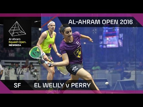 Squash: El Welily v Perry - Al-Ahram Open 2016 - SF Highlights