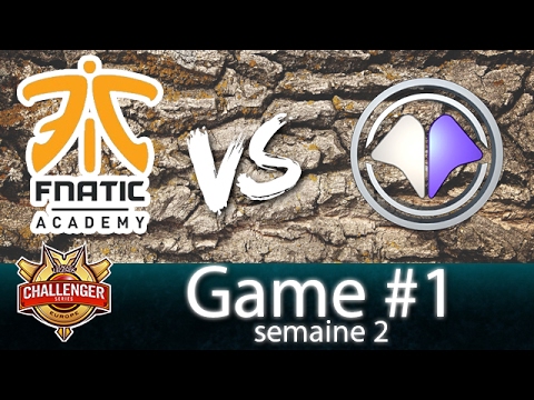 MILLENIUM VS FNATIC ACADEMY GAME 1 - CHALLENGER SERIES SEMAINE 2
