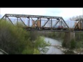 Canadian Pacific AC4400CWs Notching Over Bridge At London ON