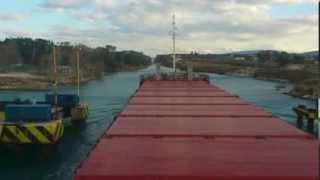 preview picture of video 'Corinth Canal winter 2013...'