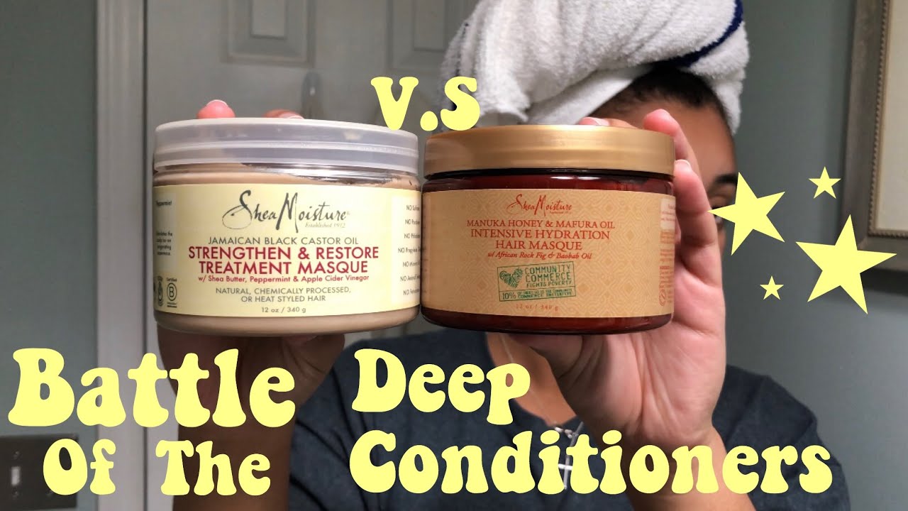 Jamaican Black Castor Oil vs Manuka Honey Deep Condition| Battle of the Deep Conditioners