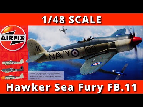 AIRFIX 1/48 Hawker Sea Fury FB11