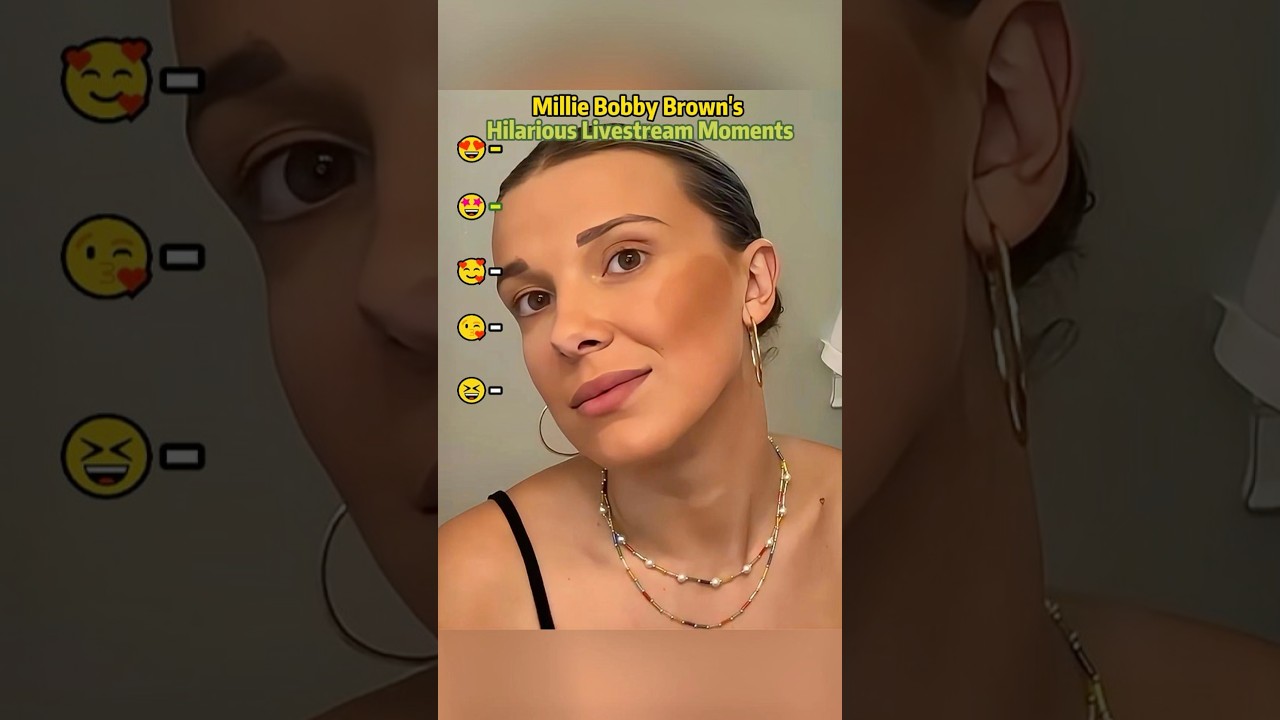 Unmissable Fun Moments from Millie Bobby Brown's Livestreams.#MillieBobbyBrown