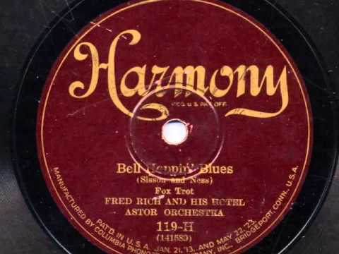 Bell Hoppin' Blues by Fred Rich and his Hotel Astor Orchestra, 1926