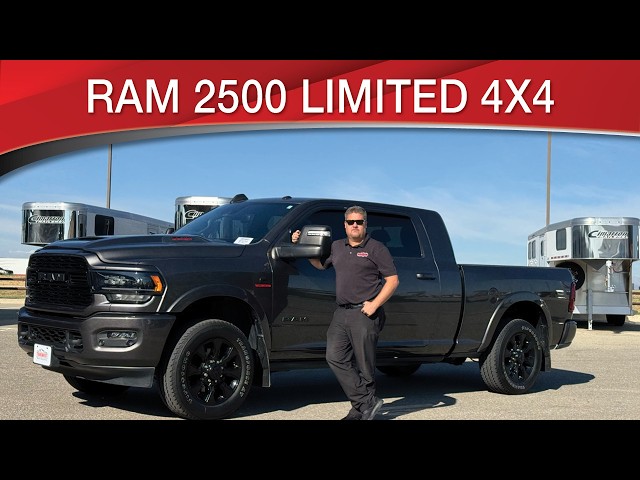 Preview image of Ram 2500 Limited 4X4 Mega Cab 6.7L Cummins Factory Black Out Package youtube video