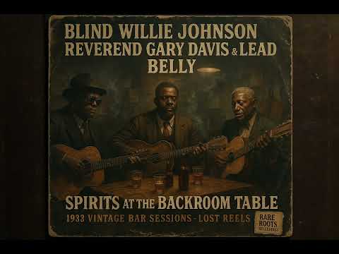Blind Willie Johnson, Reverend Gary Davis & Lead Belly – Spirits at the Backroom Table  1933 Vintage