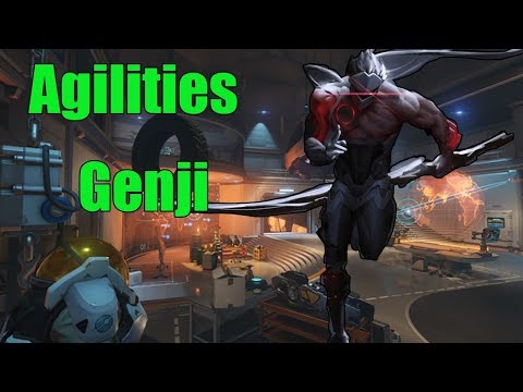 Genji Gameplay - Agilities Top 500 Genji - Overwatch Season  14