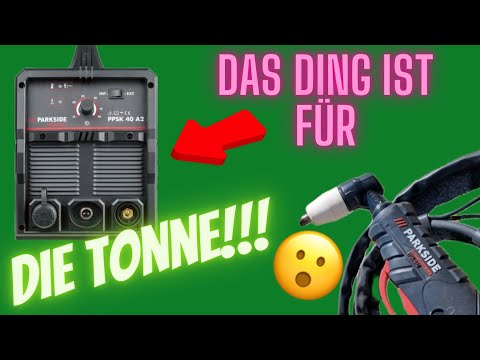 Lidl (Parkside) plasma cutter ⚡️ for the bin !!! Make your own PPSK 40 A2 fire barrel