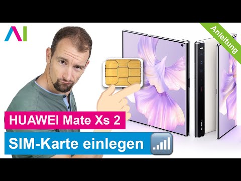 Huawei Mate Xs 2 - SIM-Karte einlegen • 🂠 • 📲 • 📡 • Anleitung | Tutorial