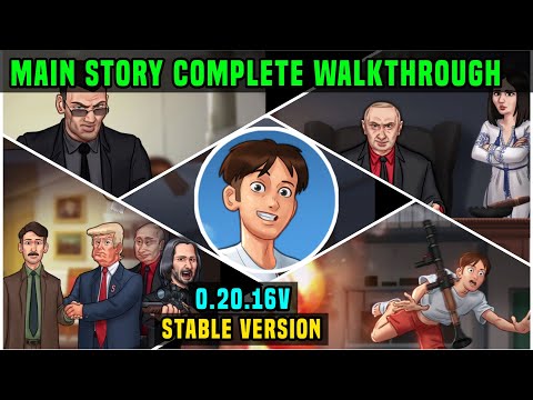 MAIN STORY SUMMERTIME SAGA COMPLETE WALKTHROUGH | SUMMERTIME SAGA 0.20.16 FULL STORY LATEST VERSION