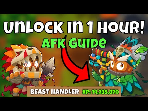 The **FASTEST** WAY to UNLOCK *ALL* BEAST HANDLER XP & UPGRADES!!! (1 HOUR) | BTD 6 Guide