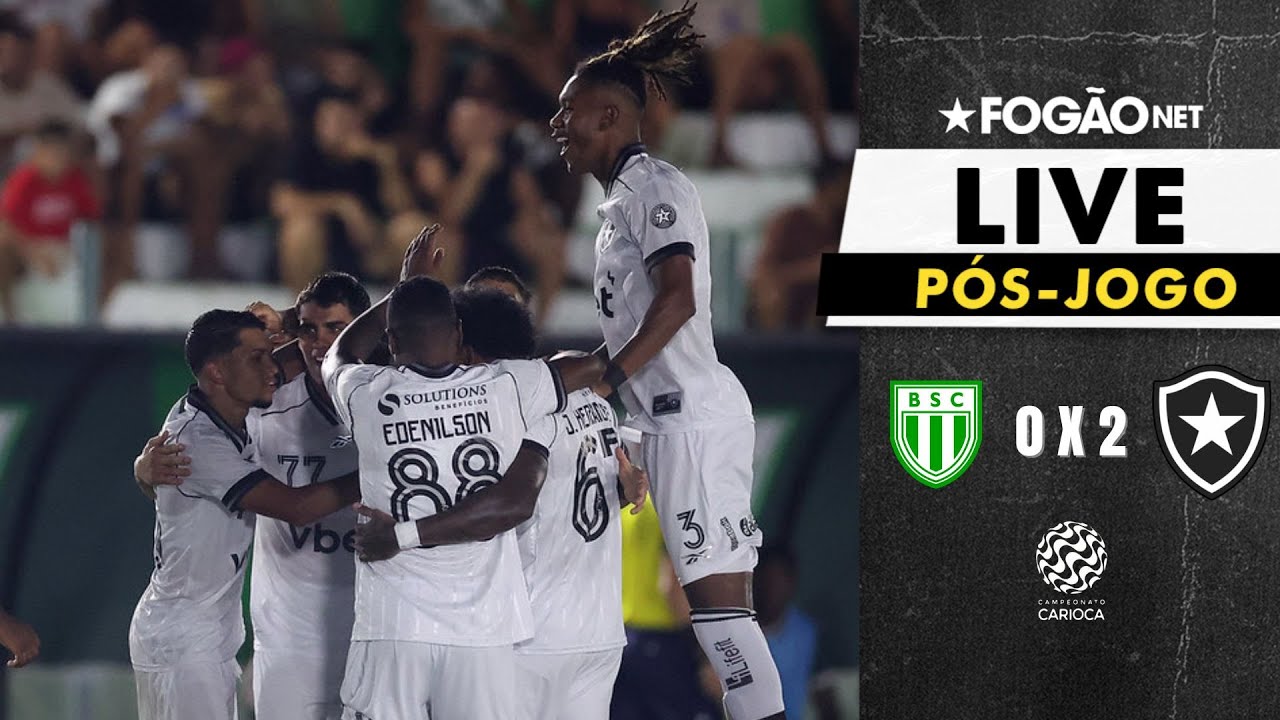 LIVE | Pós-jogo e repercussão de Boavista 0 x 2 Botafogo pela semifinal da Taça Rio