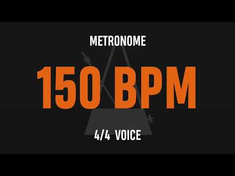150 BPM 4/4 - Best Metronome (Sound : Voice)