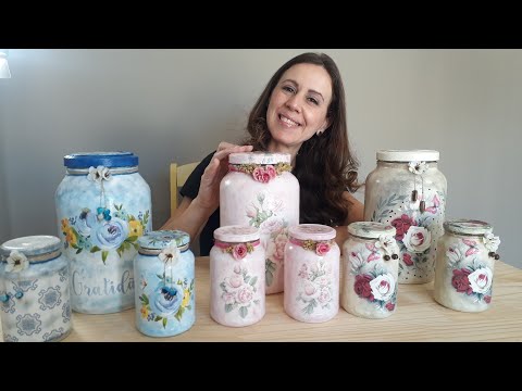 Como decorar Potes de Palmito