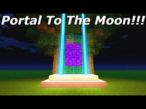 SmoothMarky - Minecraft: How To Make A Portal To The Moon - Minecraft Portal To The Moon!!!