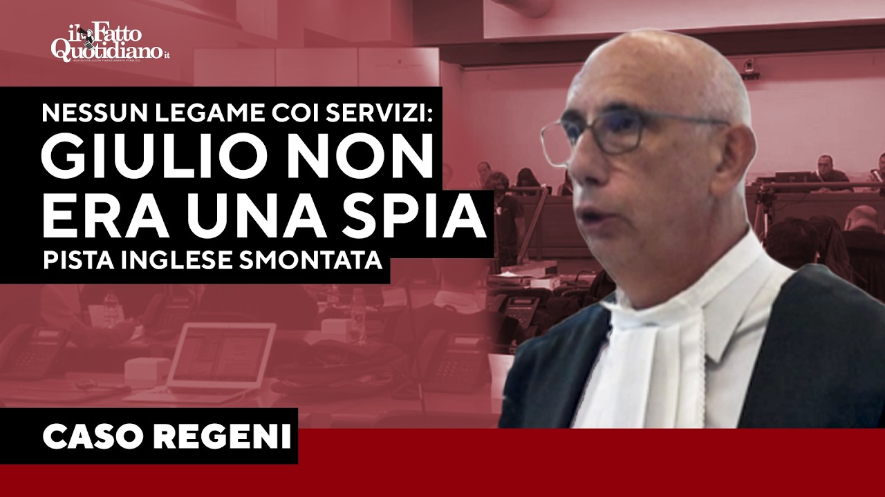 Regeni, il pm Colaiocco smonta la “pista inglese”: “Nessun legame con l’intelligence”