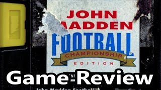 John Madden Football Championship Edition Sega Genesis Review - The No Swear Gamer Ep 520