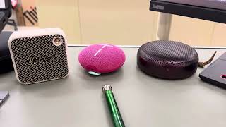 Video thumbnail for Marshall Willen VS UE Miniroll VS B&O A1 2nd Gen by ໄຟສາຍລາວ Lao Flashlight