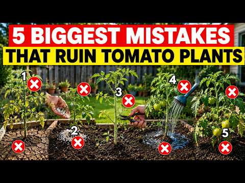 5 Biggest Mistakes That Ruin Tomato Plants (Most People Don’t Know About These)