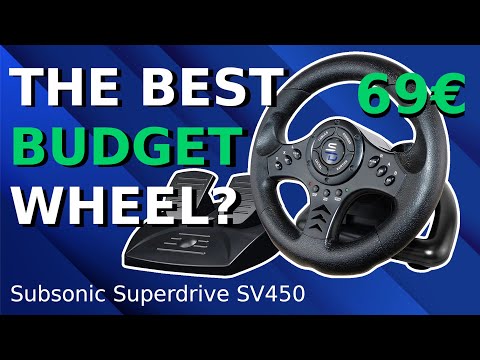 Is this 69€ racing wheel worth it? | Subsonic Superdrive SV450 review