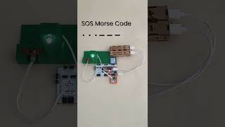 SOS Morse code generator - LED blinks & generates morse code pattern controlled by IR | #madebyhavi