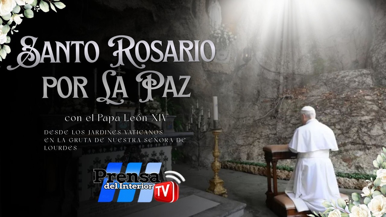 Rosario por la Paz con el Papa León XIV desde el Vaticano