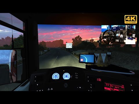 4K|RTX 3090| ETS2 RENAULT MAGNUM E-TECH PROMODS PNG/RESHADE