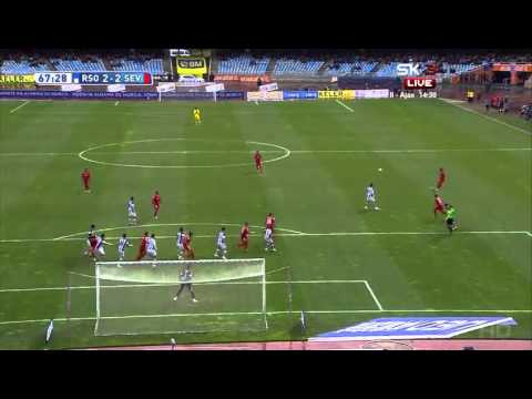 Carlos Bacca Goal Real Sociedad 2 - 2 Sevilla 2/22/2015