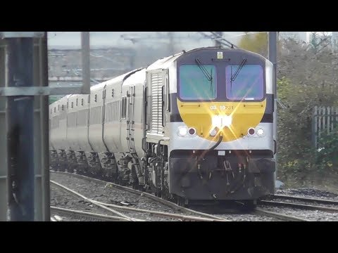 Irish Rail 201 Class Loco 231 + Enterprise Train - Clongriffin Station, Dublin