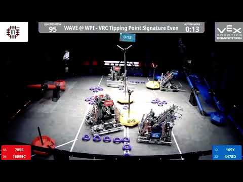 The Wave at WPI: VEX Tipping Point | Q95 | 785S 16099C vs 169Y 4478D