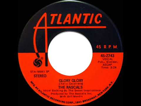 1970 HITS ARCHIVE: Glory Glory - Rascals (stereo 45)