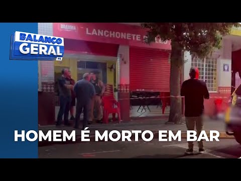 Homem é morto a tiros e outro rapaz é atingido em bar de Mandaguaçu, no PR