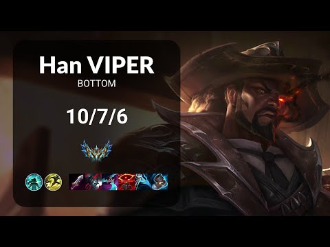 Han Viper Lucian vs Aurelion Sol BOTTOM - KR CHALLENGER Patch 15.11