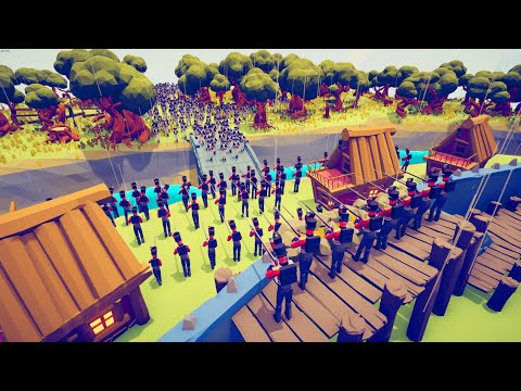 CAN 100x BRITISH ARMY PROTECT KING? - Totally Accurate Battle Simulator TABS