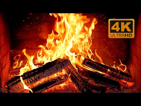 Ultimate Fireplace Ambience: 4K UHD Crackling Fire for Relaxation