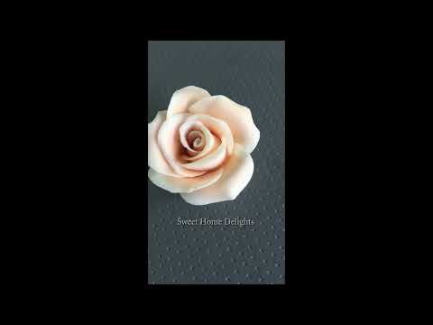 Easy Fondant Rose