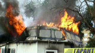 preview picture of video 'Красноармейск. Пожар в аптеке'