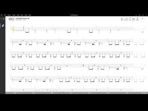I bambini fanno oh ( Povia ) ,Tablatura e base Senza Basso-Backing bass track-NO BASS