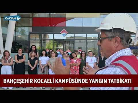 A REALISTIC FIRE DRILL AT BAHÇEŞEHİR COLLEGE KOCAELİ CAMPUS