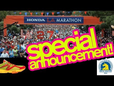 大発表!2013 LA MARATHON EXPO!  - ジンジャーランナードットコム (BIG ANNOUNCEMENT! 2013 LA MARATHON EXPO!  - GingerRunner.com)