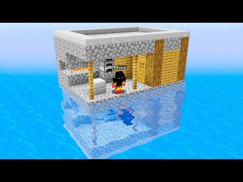 Porque mi casa fue a para en MEDIO DEL OCEANO en MINECRAFT!
