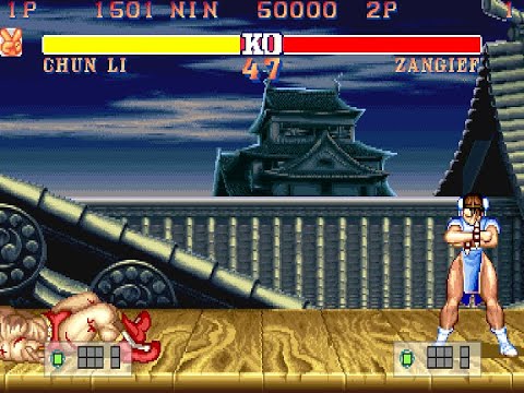 Street Fighter II' Rainbow Edition (set 1) / Chun Li - infinite blockstring